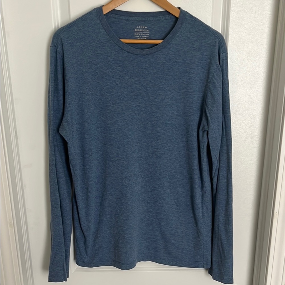 J. Crew 100% Cotton Blue Long Sleeve Shirt